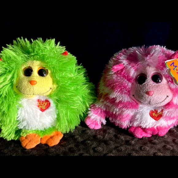 Monstaz Stuffed Animals ROXY + MAXINE | Plush Stuffed Monster Toy | No Sound - Picture 1 of 14